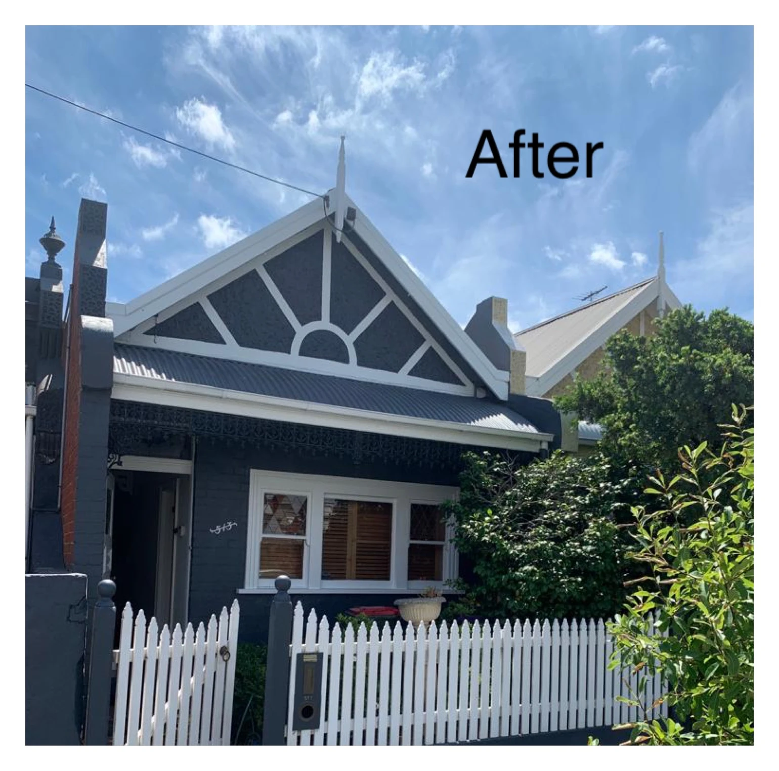 An example of exterior house painting in Melbourne from Bob House Painting