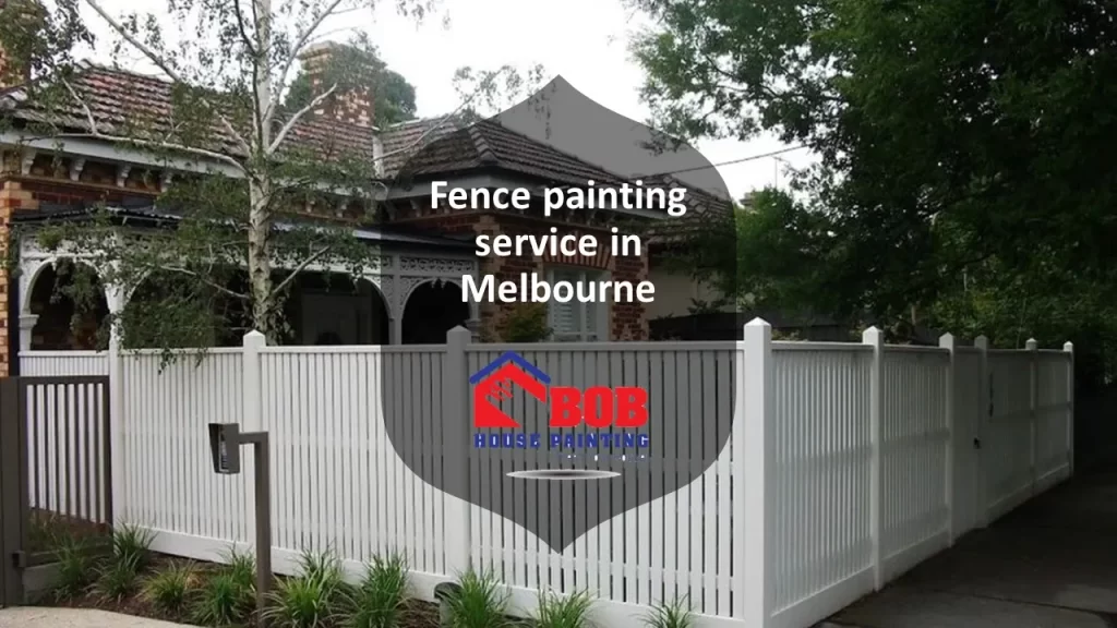 Fence painting service in Melbourne