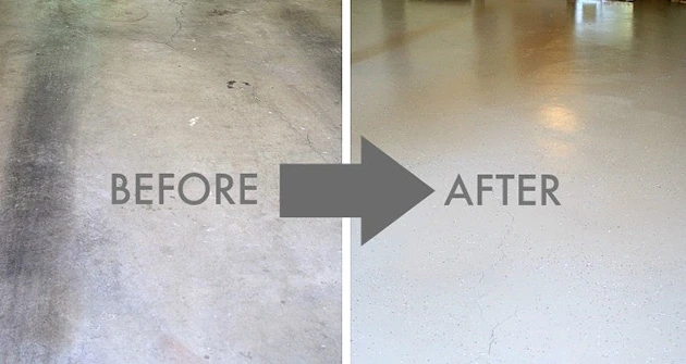 this is before and after of concrete coatings melbourne