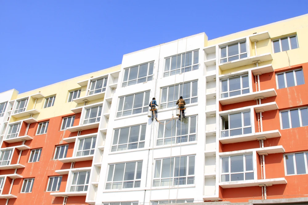 apartment painter in Melbourne doing Exterior painting of apartments in Melbourne
