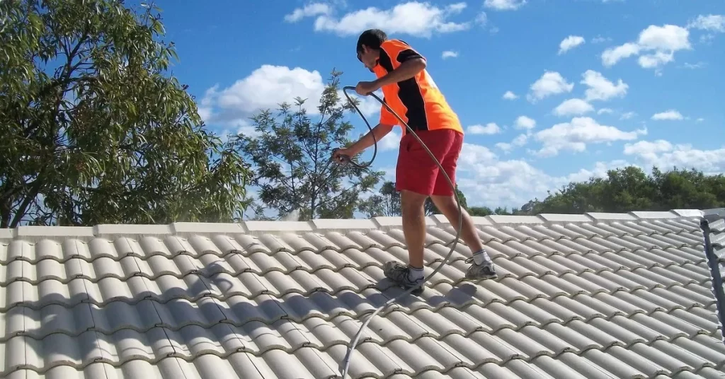 this picture is expert roof tile painting melbourne