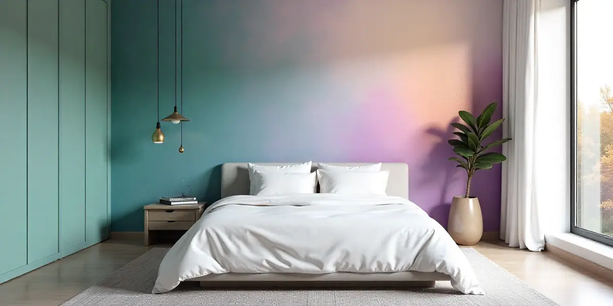 this picture is best bedroom feature wall colours