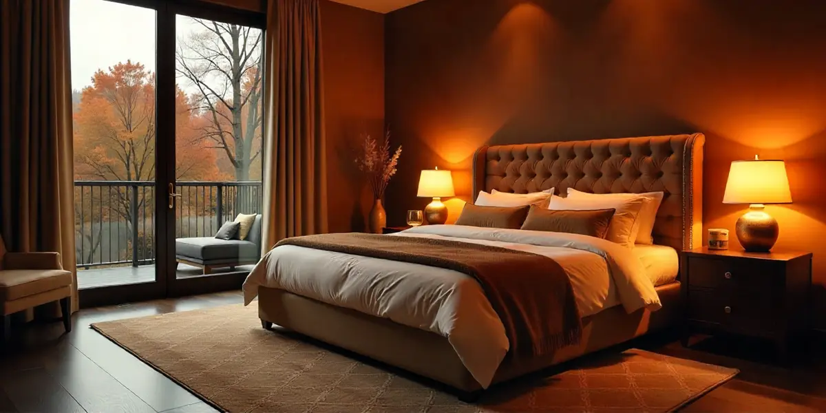 this is Rich Browns Bedroom Feature Wall Colours