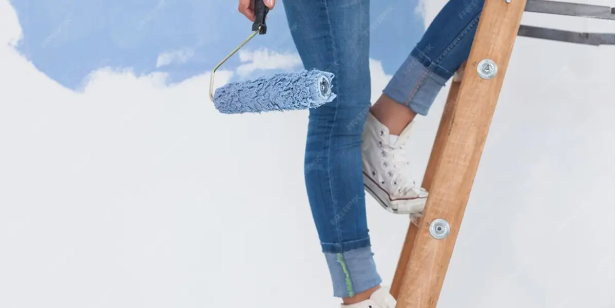 this picture is life hacks painting walls